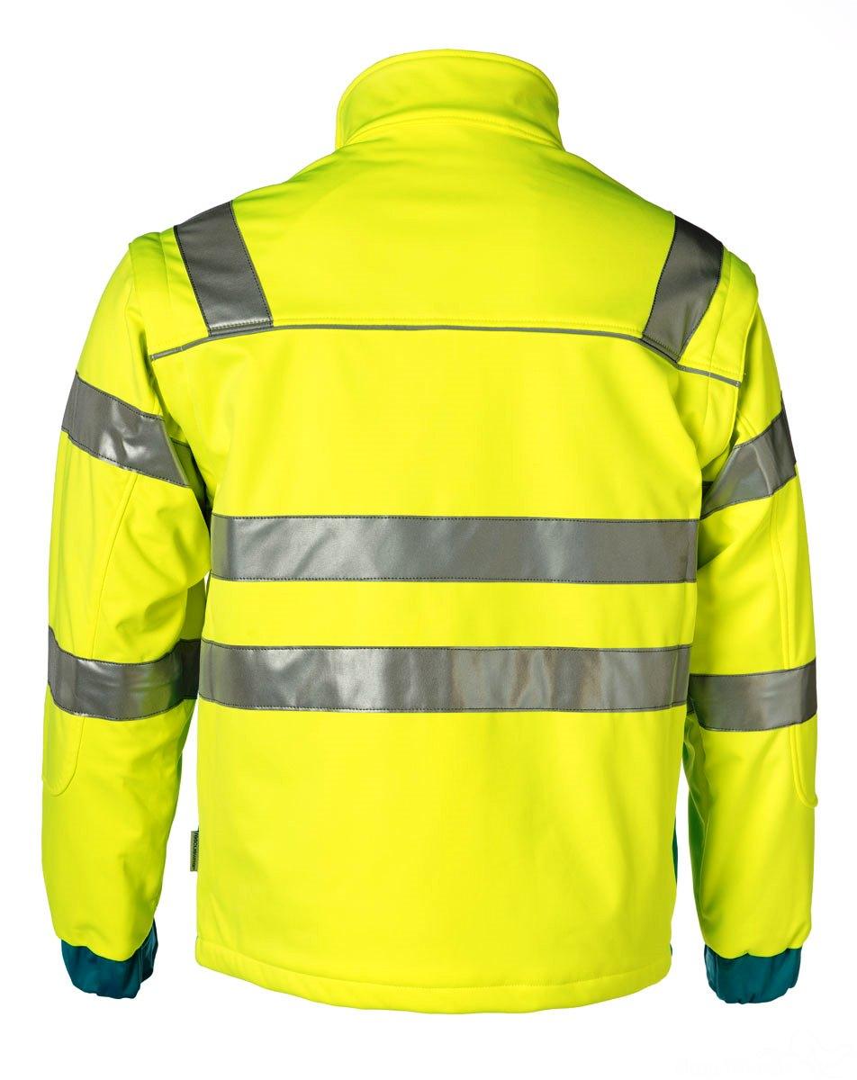 Softshell Jacke Marine / Fluor grlb