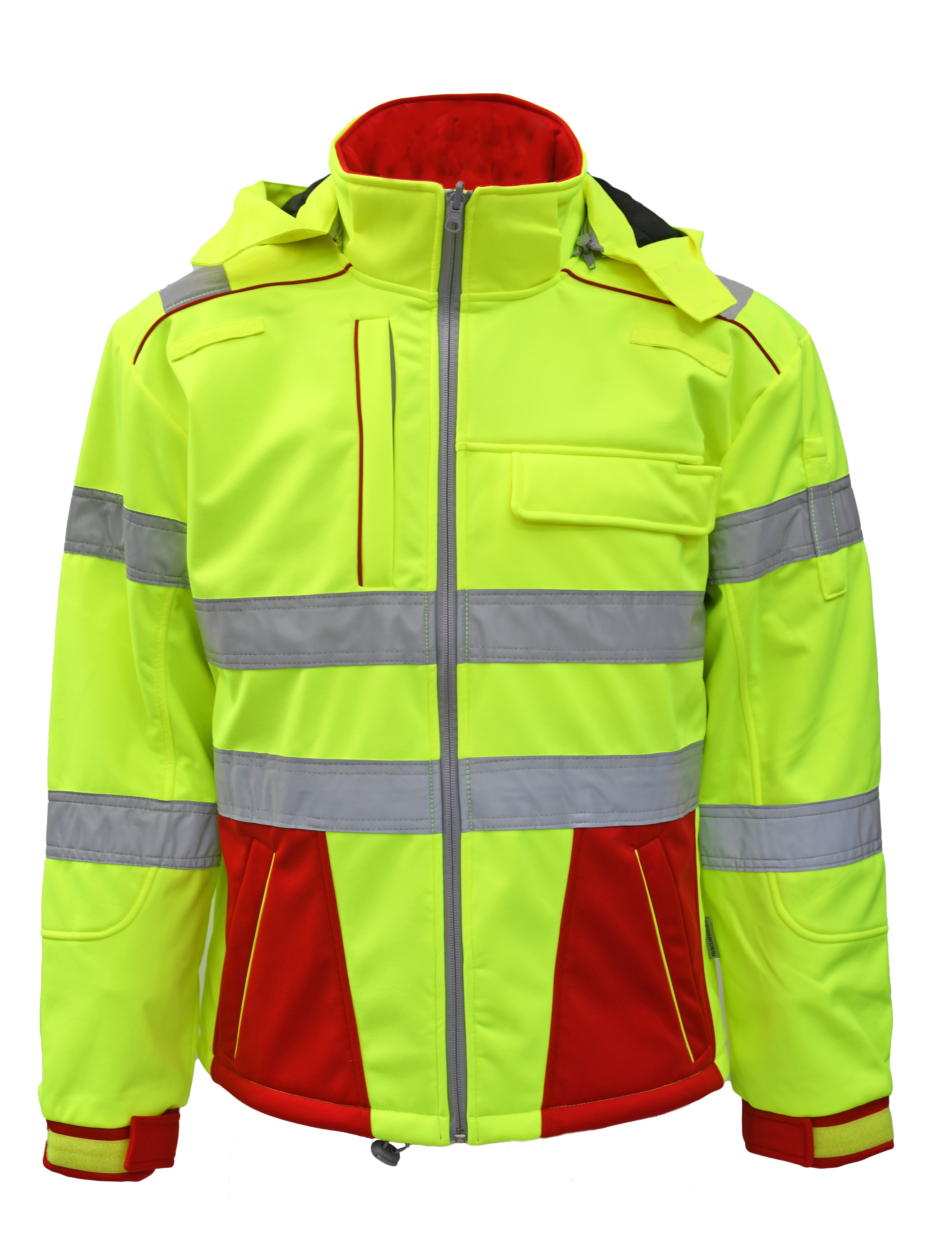 RESCUEWEAR SOFTSHELL JACKE DYNAMIC HIVIS