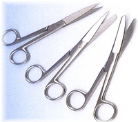 Schere 14,5 cm gebogen