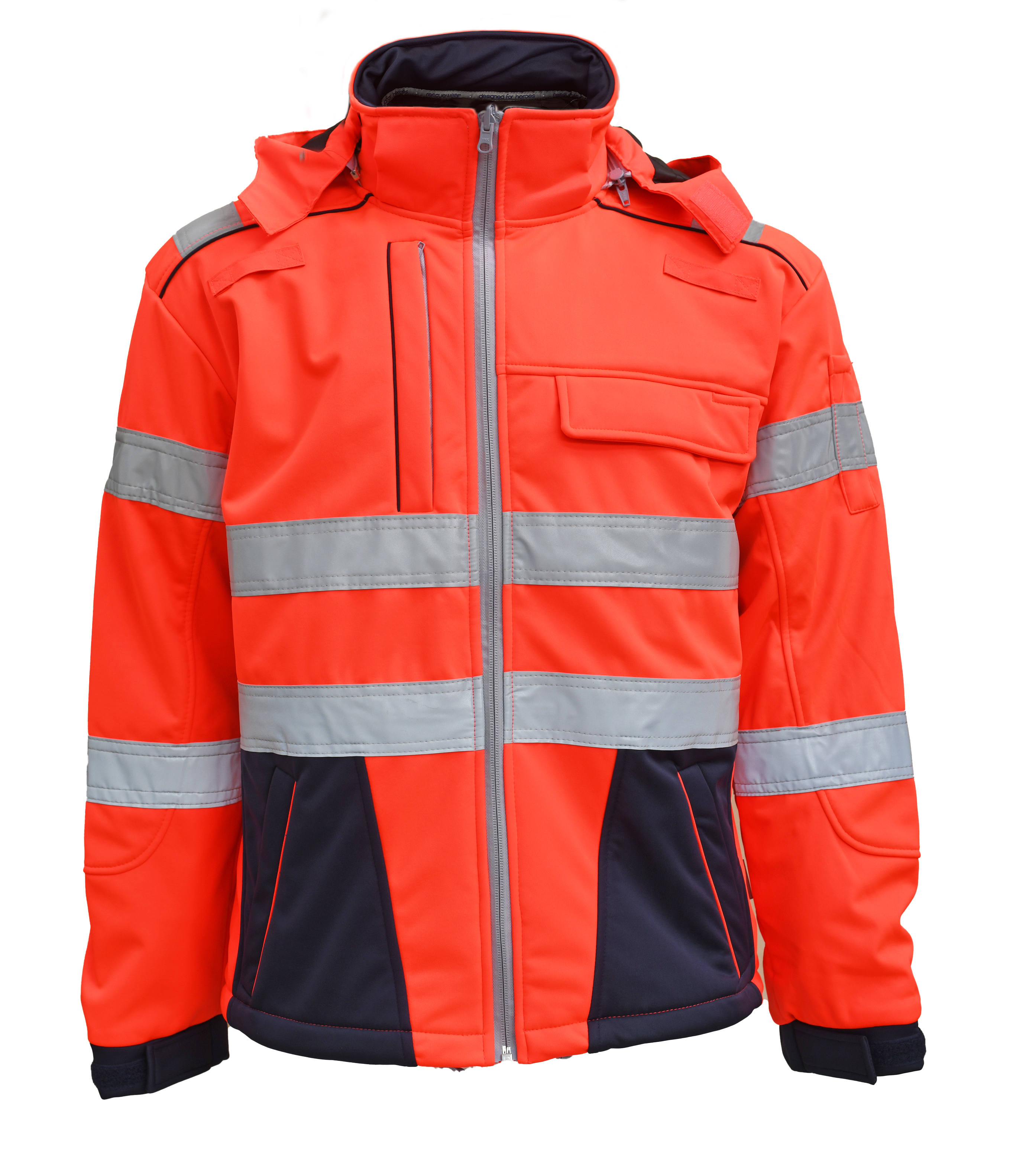 RESCUEWEAR SOFTSHELL JACKE DYNAMIC HIVIS