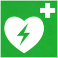 AED Hinweisschild